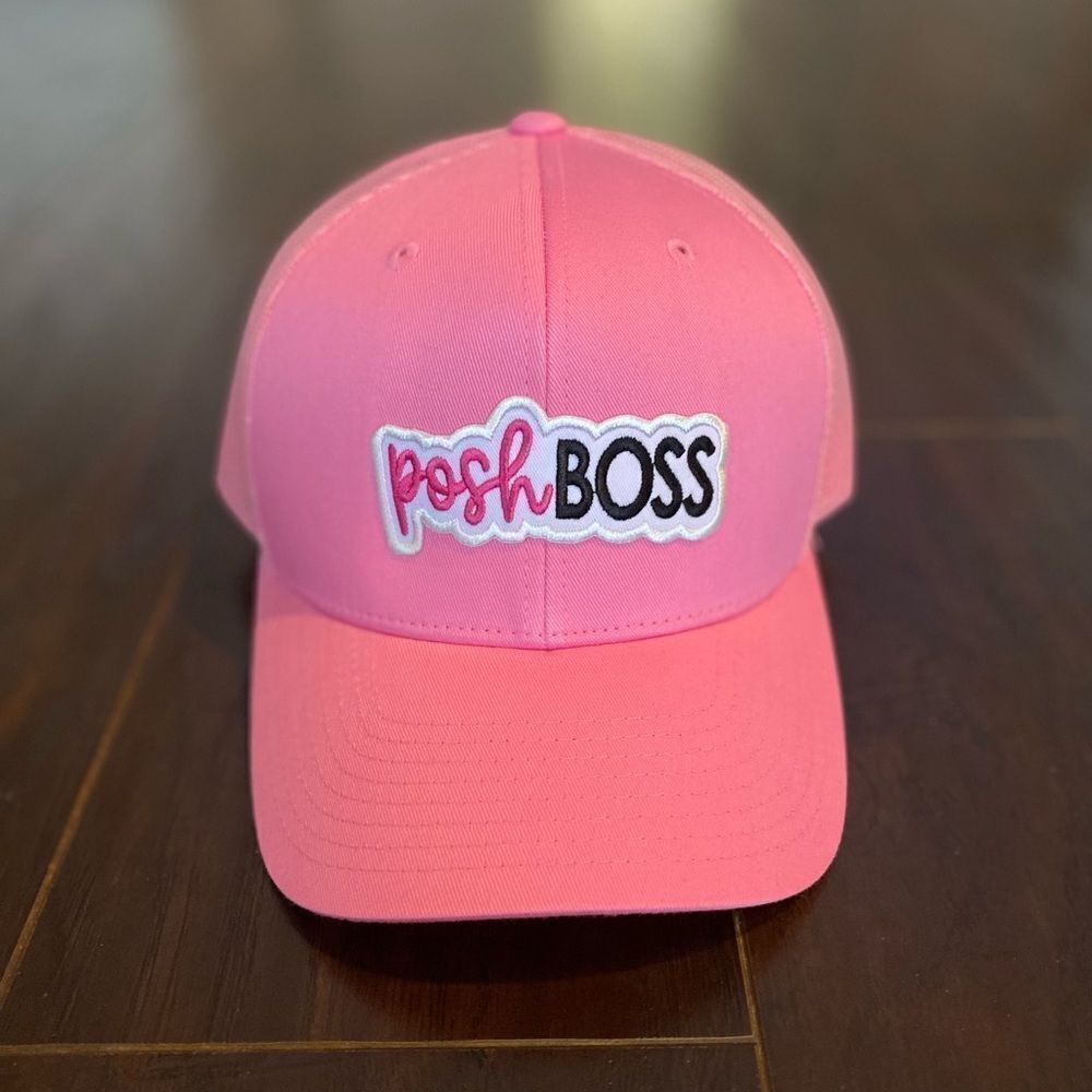 Posh Boss pink Trucker Hat | Like New - Picture 3 of 5